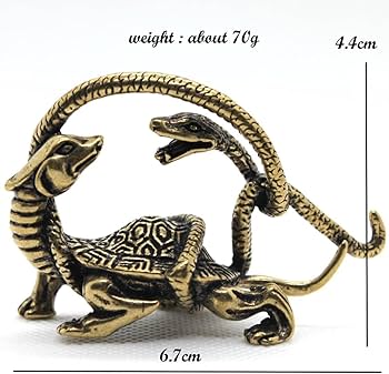 Amazon.co.jp: 72g 玄武 四神 四象 霊獣 四獣 神獣 天之四霊 亀 蛇